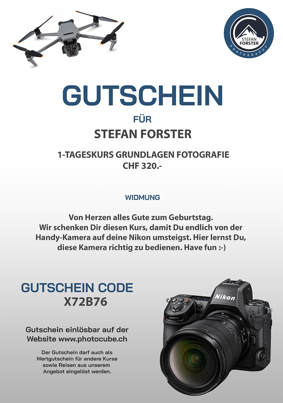 Gutschein Fotokurs